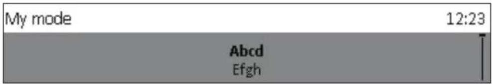 My mode 12:23 Abcd Efgh