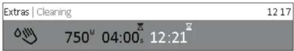 Extras | Cleaning 12 17 750^w 04:00_s 12:21^