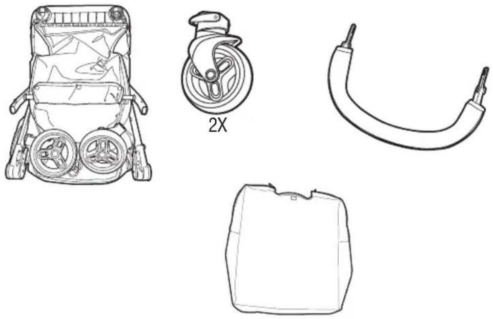 GRACO Jetsetter Ultra Compact - 2-A Parts List • Lista de piezas - 1