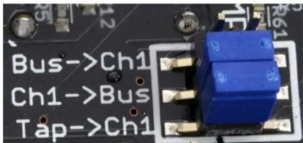 Bus->Ch1 Ch1->Bus Tap->Ch1