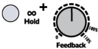 ∞ Hold + 0 100% Feedback