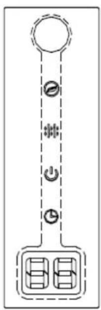 GORENJE KAS53NFT - Indicatoarele luminoase de pe panoul de afişare - 1