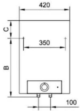 420 C 350 B 100