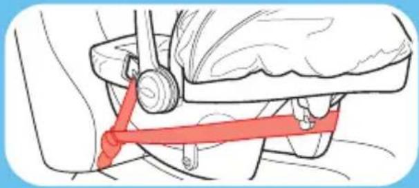 GRACO Trax - Lock the Vehicle Seat Belt - 2