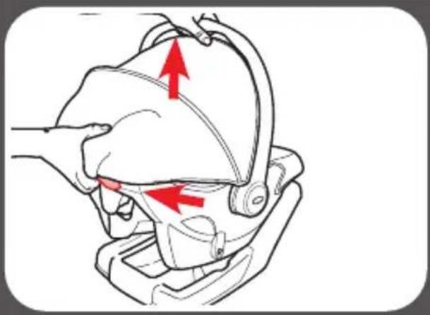 GRACO Trax - 2-B Remove Car Seat from Base - 1