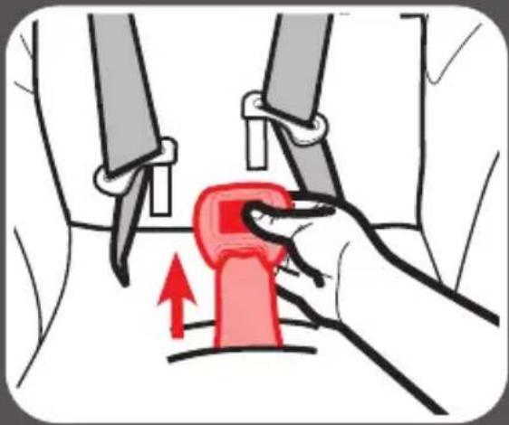 GRACO Trax - To Change Buckle Position - 6