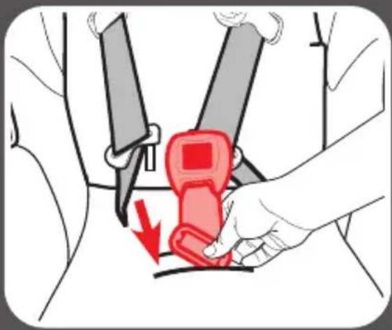 GRACO Trax - To Change Buckle Position - 5
