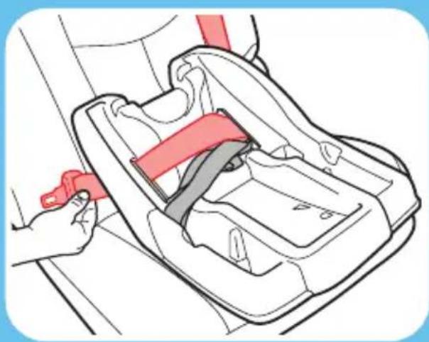 GRACO Trax - Route the Vehicle Seat Belt - 1