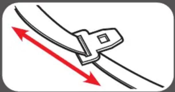 GRACO Trax - Sliding Latch Plate and Switchable Retractor - 1
