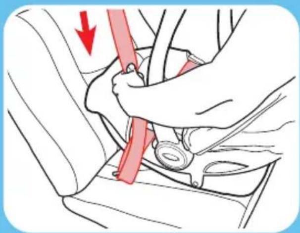 GRACO Trax - Lock the Vehicle Seat Belt - 3