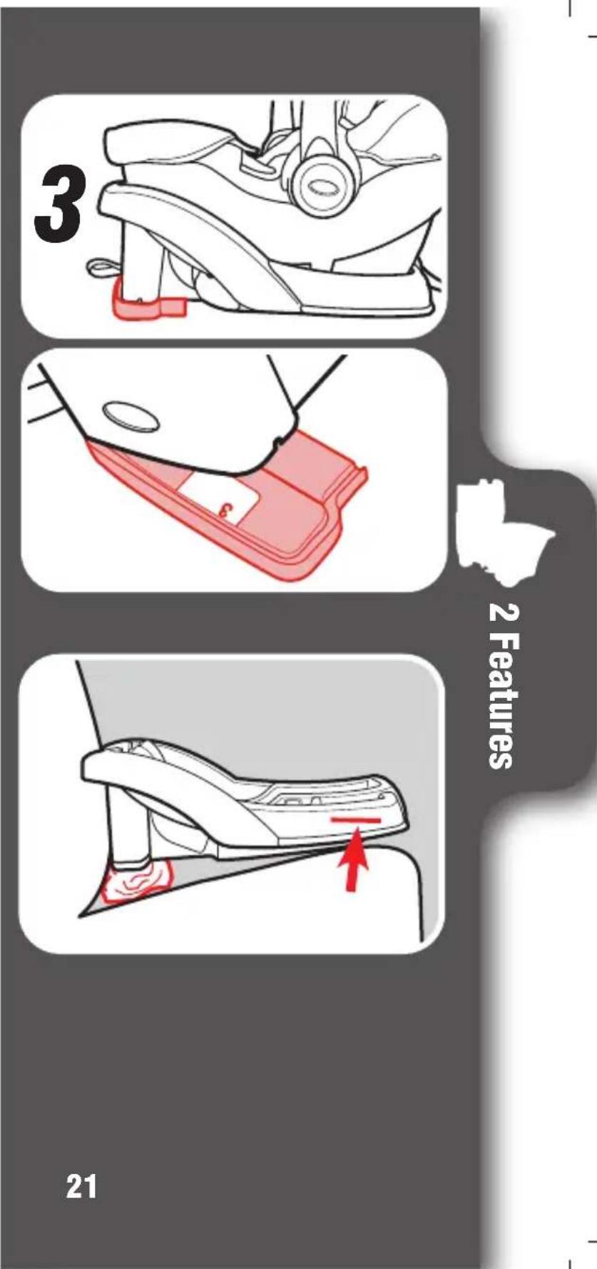 GRACO Trax - Base Has 3 Recline Positions - 5