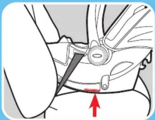 GRACO Trax - Check the Rear Facing Level Line - 1