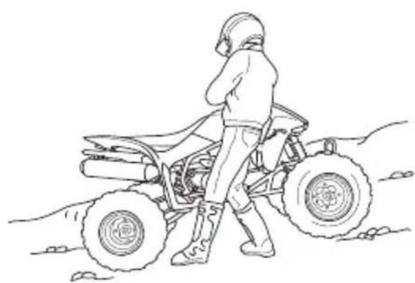 Honda TRX450R (2013) - WARNING - 2