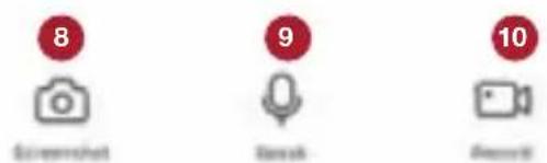 8 Screenspot 9 Break- 10 Record