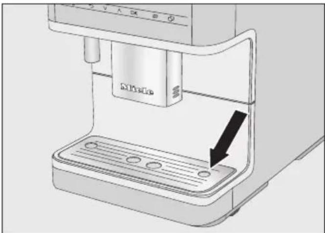 MIELE CM 6160 Silver Edition - Abtropfblech reinigen - 1
