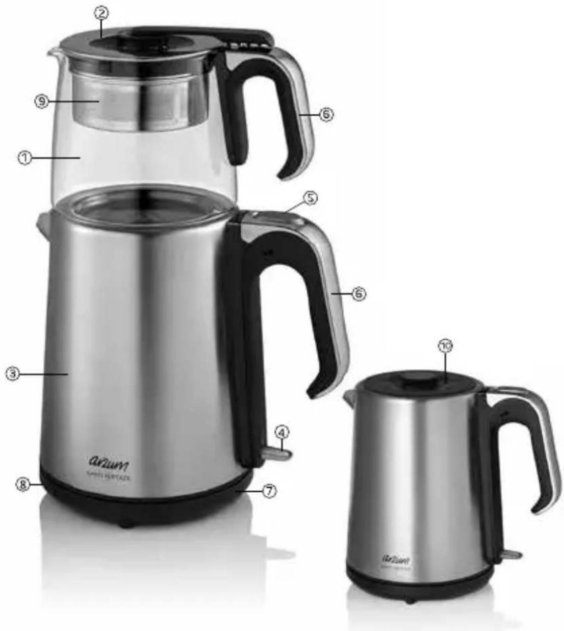 Arzum AR3023 - AR 3023-INX / AR 3024-CD / AR 3024-CDO - 1