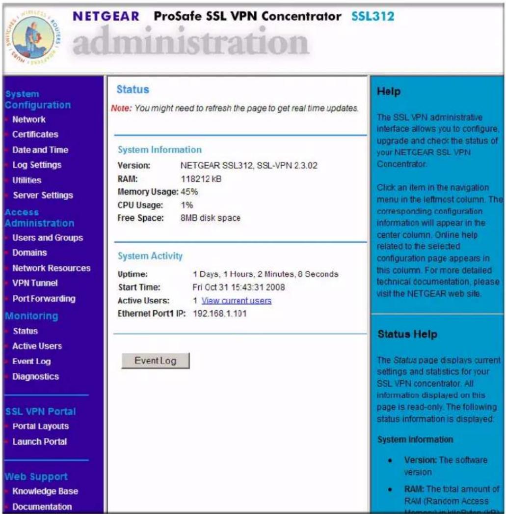 NETGEAR SSL312 - Accessing the Management Interface - 4