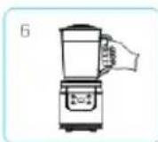 GORENJE MMC1000W - ВИКОРИСТАННЯ БЛЕНДЕРА - 7