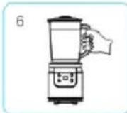 GORENJE MMC1000W - ИСПОЛЬЗОВАНИЕ БЛЕНДЕРА - 7
