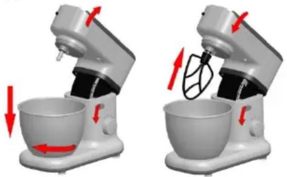 GORENJE MMC1000W - KNEADING/BEATING/WHISKING: - 1