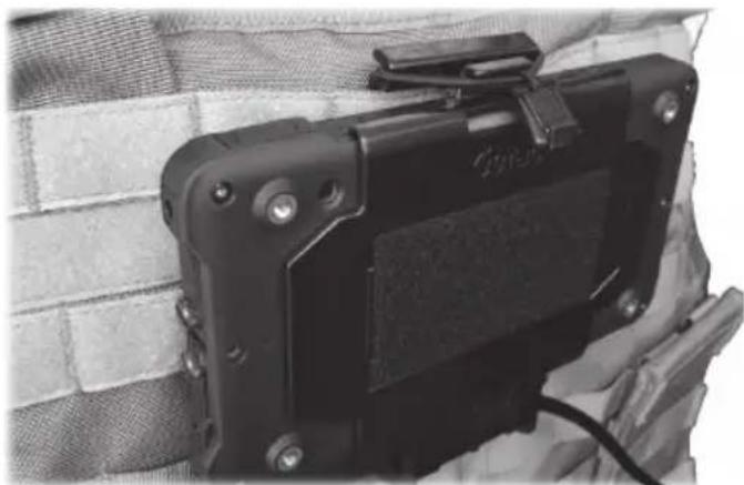 Getac MX50 - Using the Tactical Vest Mount (Optional) - 5