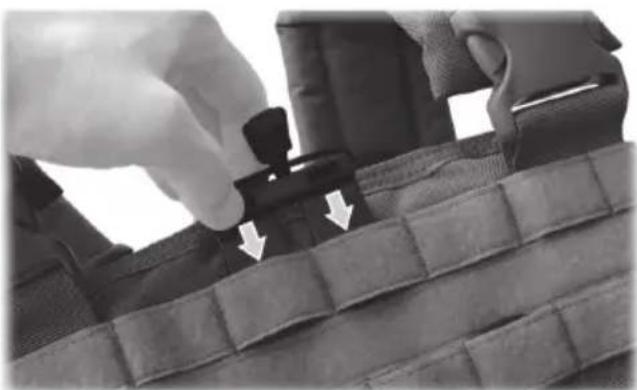 Getac MX50 - Using the Tactical Vest Mount (Optional) - 3