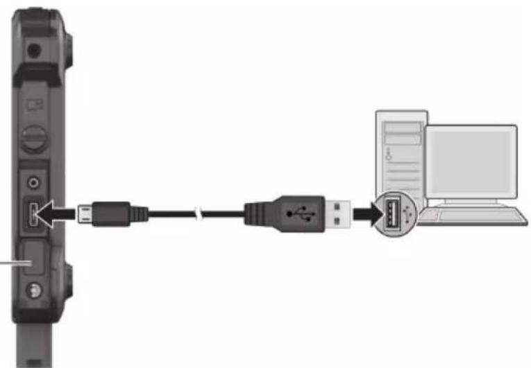 Getac MX50 - Connecting to a Computer via USB - 1