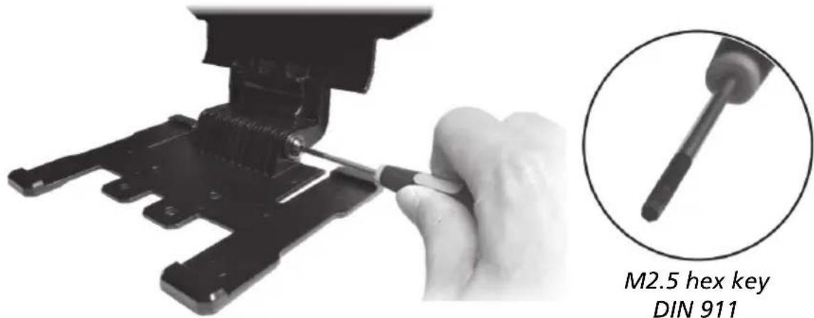 M2.5 hex key DIN 911