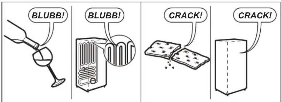 BLUBB! BLUBB! CRACK! CRACK!