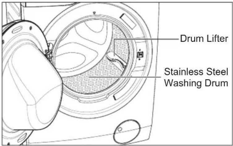 Drum Lifter Stainless Steel Washing Drum