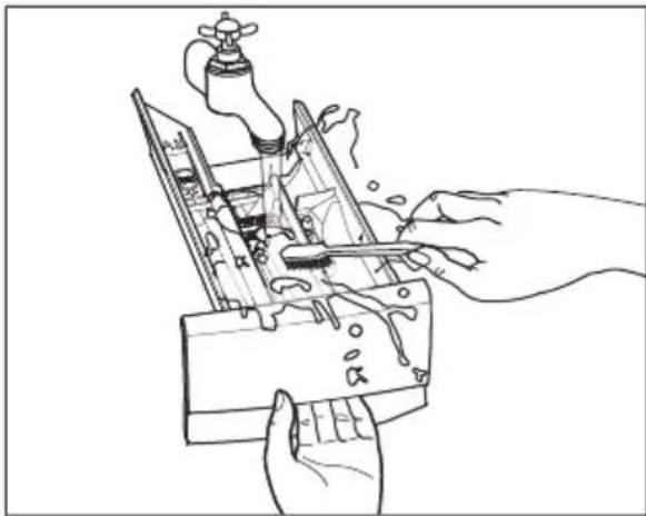 ELECTROLUX EWW1142R7MB - Cleaning The Dispenser Drawer - 3