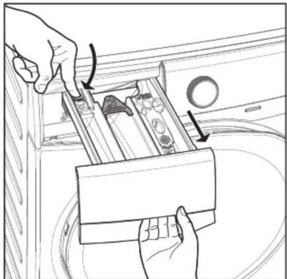 ELECTROLUX EWW1142R7MB - Cleaning The Dispenser Drawer - 1