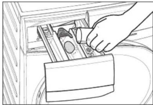ELECTROLUX EWW1142R7MB - ตวงสารชักผ้าและน้ำยาปรับผ้าหุ่ม - 1