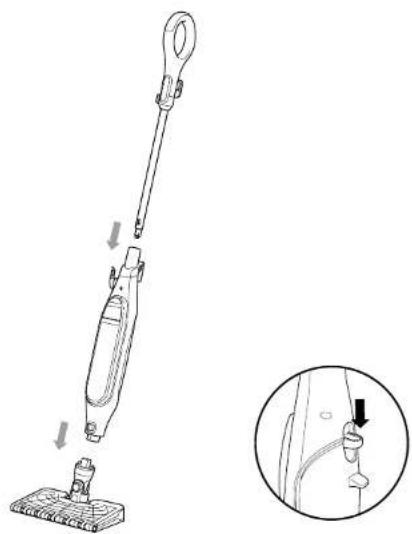 SHARK Klik n’ Flip Automatic S6003UKDB - ASSEMBLING YOUR STEAM MOP - 1