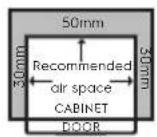 ELECTROLUX ETE5720B-G - Adequate ventilation around your refrigerator - 1