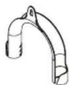ELECTROLUX EWW9024P5WB - Plastic Hose Guide - 1