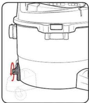 Ozito WDVB-1312 - Draining Liquids From The Tank - 3