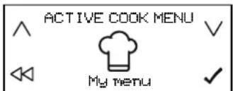 ACTIVE COOK MENU My menu
