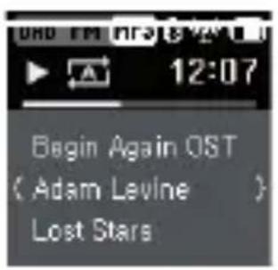 ORD FM HRS 13:24:17 12:07 Begin Again OST ( Adam Levine ) Lost Stars