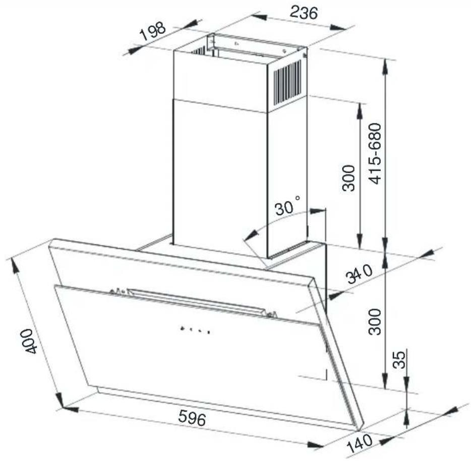 198 236 30° 300 415-680 340 300 35 400 596 140
