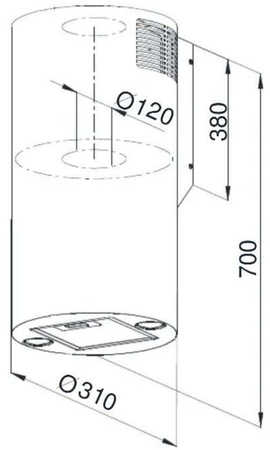 Ø120 380 700 Ø310