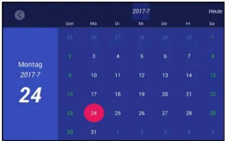 XORO CPF 10A1 - Calendar - 1