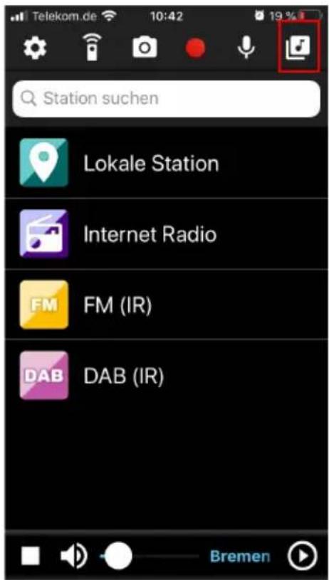 Telekom.de 10:42 19 % Station suchen Lokale Station Internet Radio FM FM (IR) DAB DAB (IR) Bremen