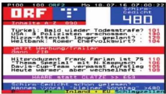 XORO PTL 1400 - Teletext - 1