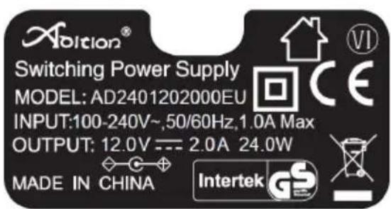 XORO DAB 700 IR - Netzteil des Gerätes - 1