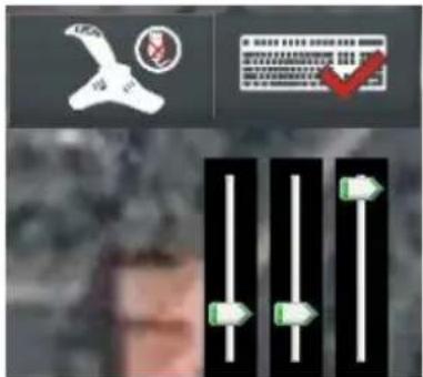 Diagram showing a bird silhouette, a red checkmark, and directional arrows on a road with green arrows indicating flow or movement.
