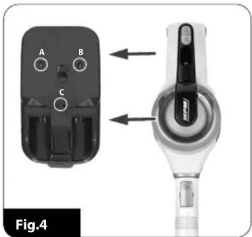 MPM MOD-35 - PARKING THE VACUUM CLEANER IN THE WALL MOUNT - 1