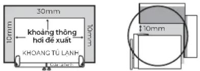 30mm 10mm khoảng thông hơi đế xuất KHOANG TỔ LANH 10mm