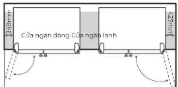 1349mm Của ngān dòng Của ngān lanh 8.5 8.5 427mm