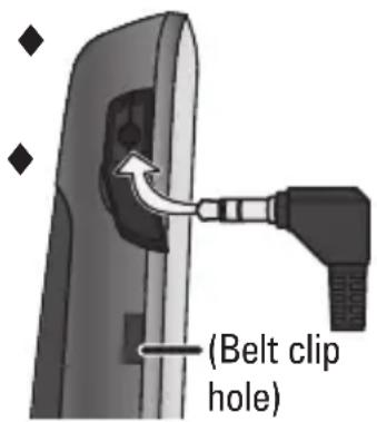 (Belt clip hole)